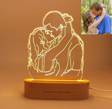 Load image into Gallery viewer, Custom Photo 3D Lamp - ISUNGIFTS