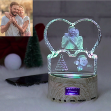 Load image into Gallery viewer, Custom 3D Photo Crystal Lamp Christmas Gifts - ISUNGIFTS