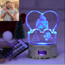 Load image into Gallery viewer, Custom 3D Photo Crystal Lamp Christmas Gifts - ISUNGIFTS