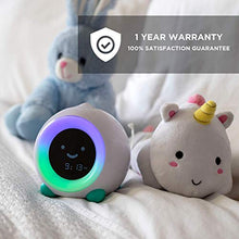 Load image into Gallery viewer, LittleHippo Mella Ready to Rise Children's Sleep Trainer, Alarm Clock, Night Light and Sleep Sounds Machine - ISUNGIFTS