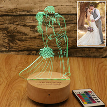 Load image into Gallery viewer, 16 Color Custom Photo 3D Lamp With Bluetooth - ISUNGIFTS