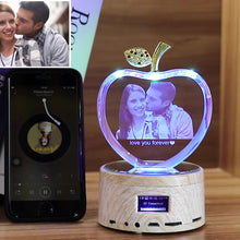Load image into Gallery viewer, Bluetooth - Colorful Music Crystal Light Apple - ISUNGIFTS