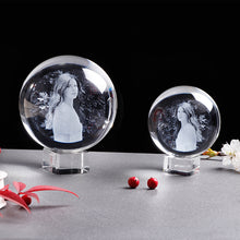 Load image into Gallery viewer, Personalized Crystal Photo Ball Customized Picture - ISUNGIFTS
