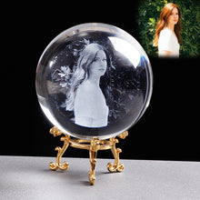 Load image into Gallery viewer, Personalized Crystal Photo Ball Customized Picture - ISUNGIFTS
