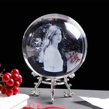 Load image into Gallery viewer, Personalized Crystal Photo Ball Customized Picture - ISUNGIFTS
