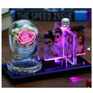 Personalized Rose Photo Lamp - ISUNGIFTS