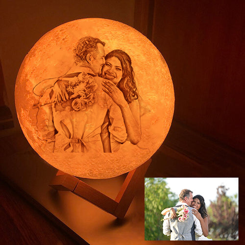 Custom Photo Moon Night Light - ISUNGIFTS