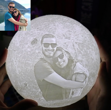 Load image into Gallery viewer, Personalized 3D Photo Moon Lamp - ISUNGIFTS
