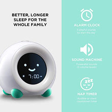 Load image into Gallery viewer, LittleHippo Mella Ready to Rise Children&#39;s Sleep Trainer, Alarm Clock, Night Light and Sleep Sounds Machine - ISUNGIFTS
