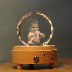 Customized 3D Bluetooth music crystal lights - ISUNGIFTS